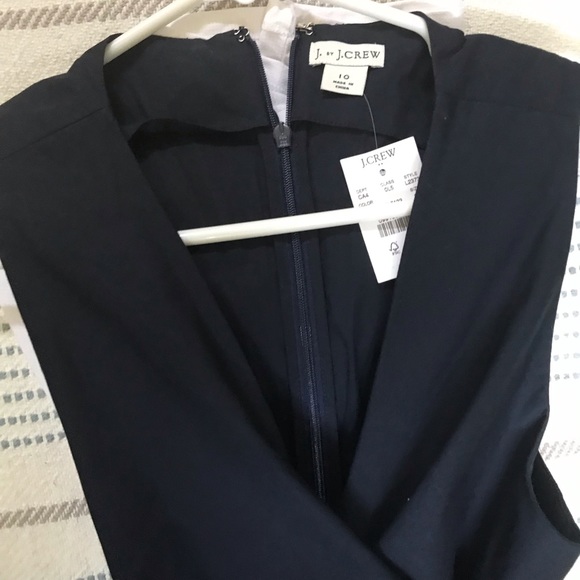 J by Jcrew wrap-top shirt dress in Organic cotton - Picture 4 of 6